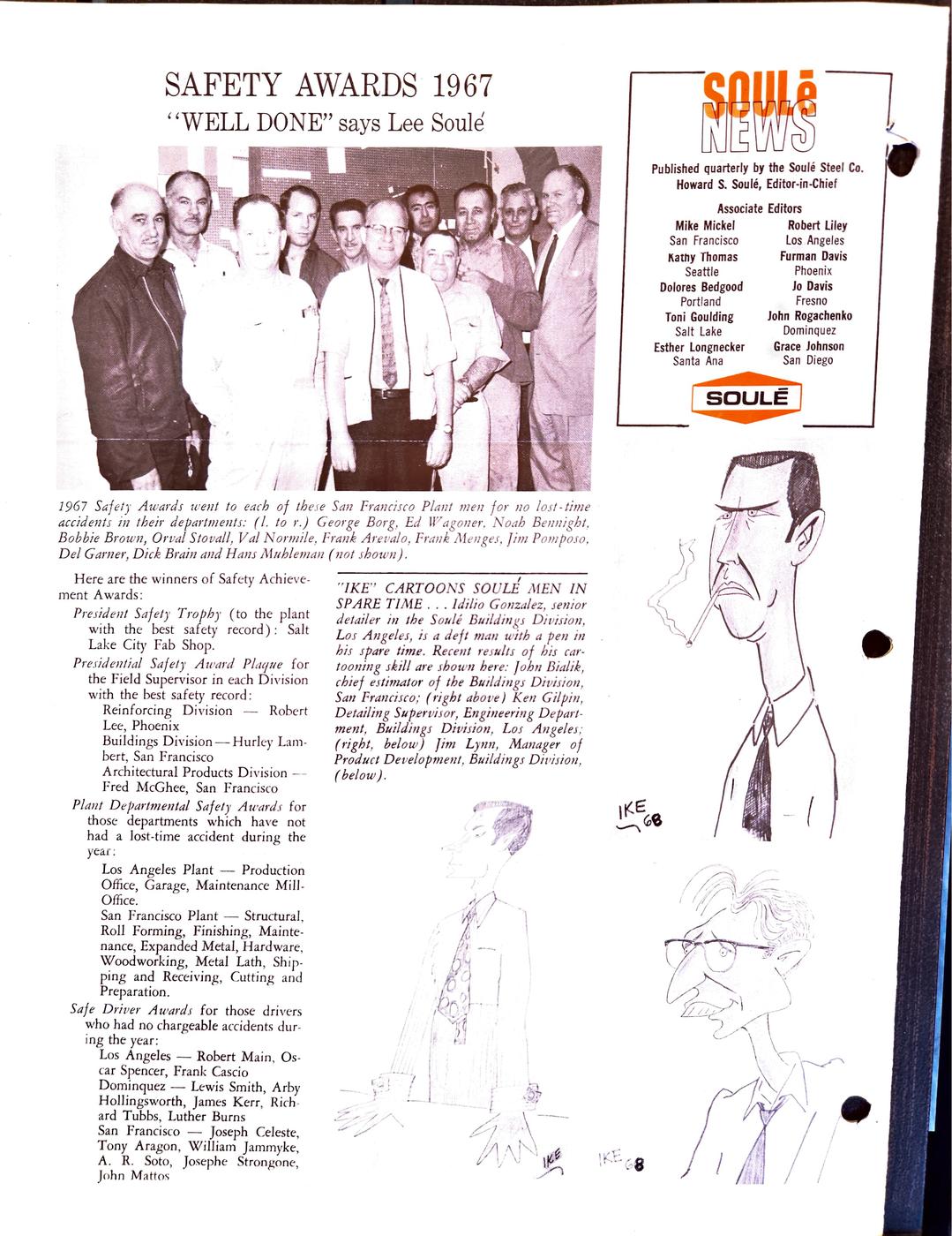 Spring 1968 newsletter, page 4