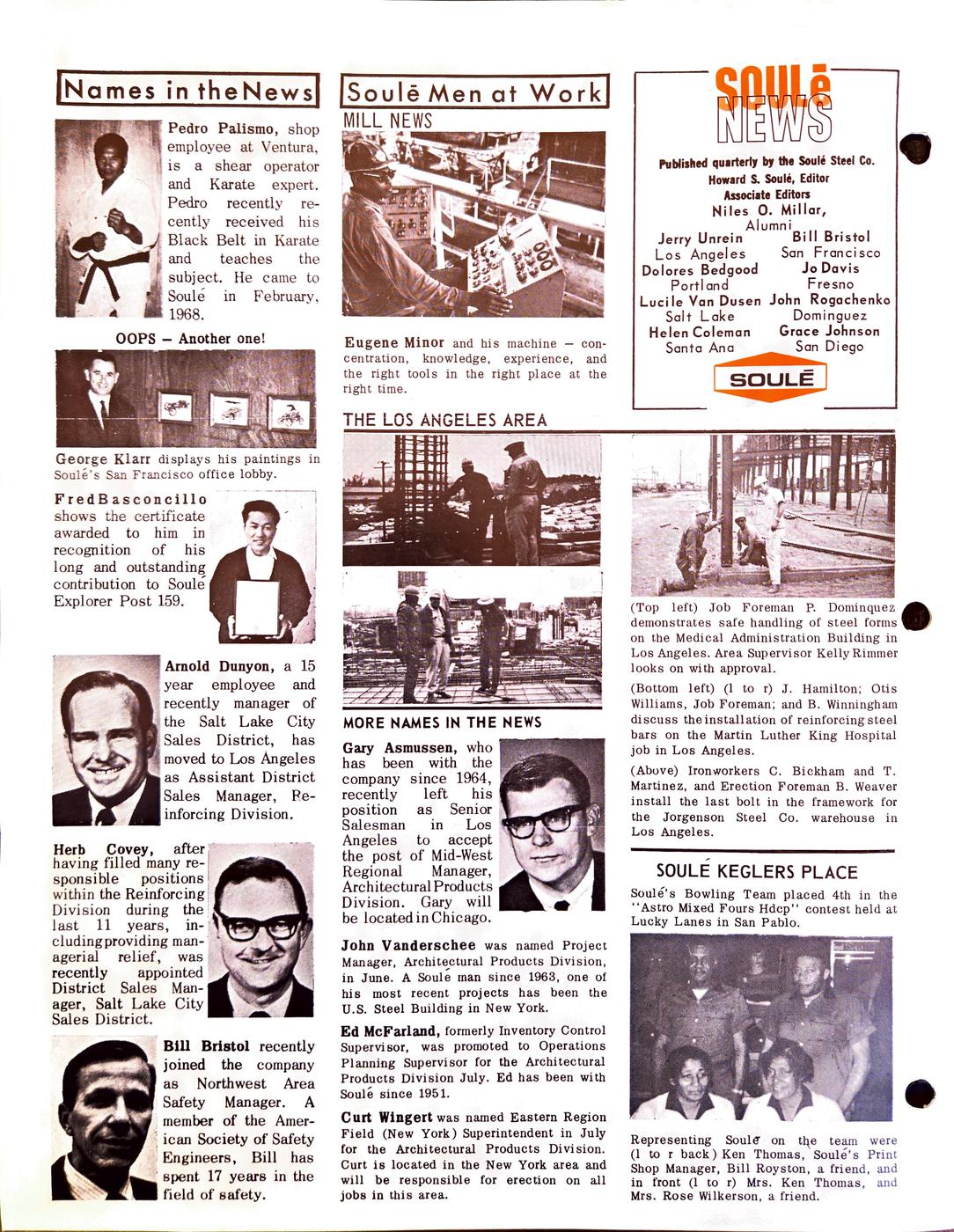 Fall 1969 newsletter, page 4