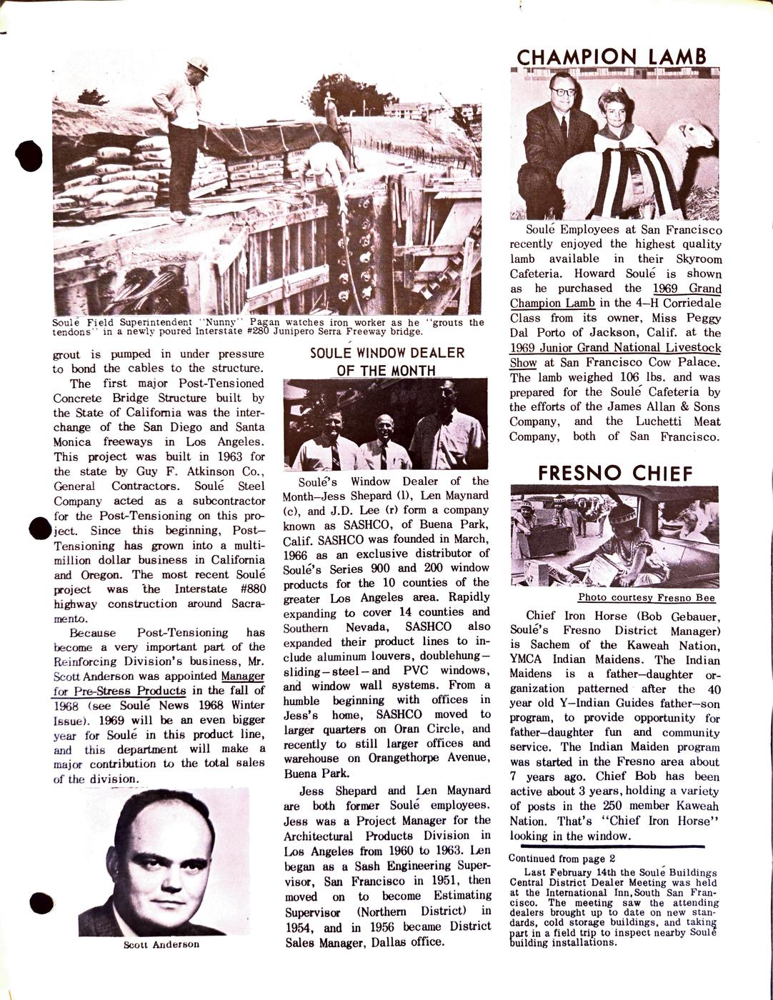 Summer 1969 newsletter, page 3