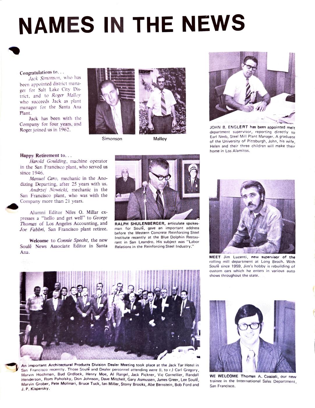 Fall 1971 newsletter, page 3