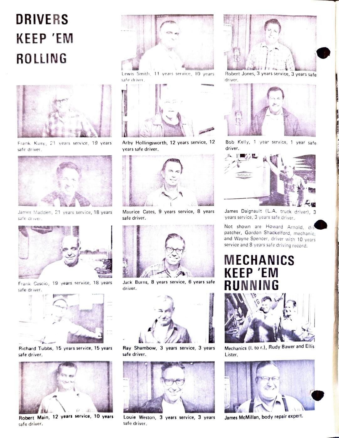 Winter 1971 newsletter, page 2
