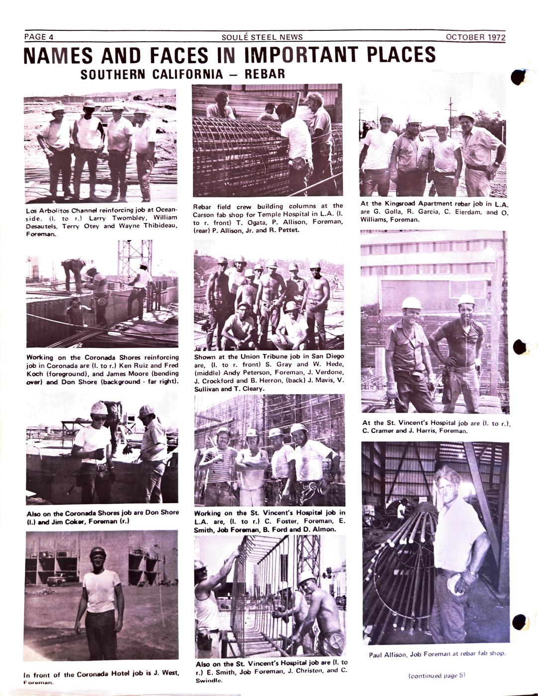Fall 1972 newsletter, page 4