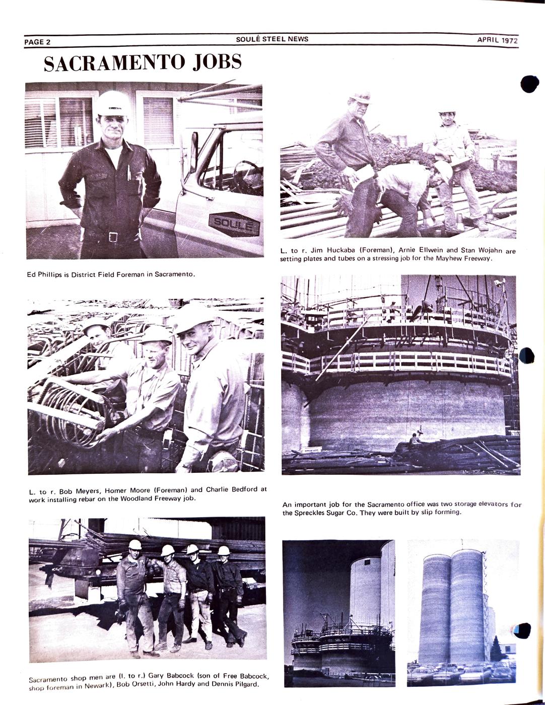 Spring 1972 newsletter, page 2