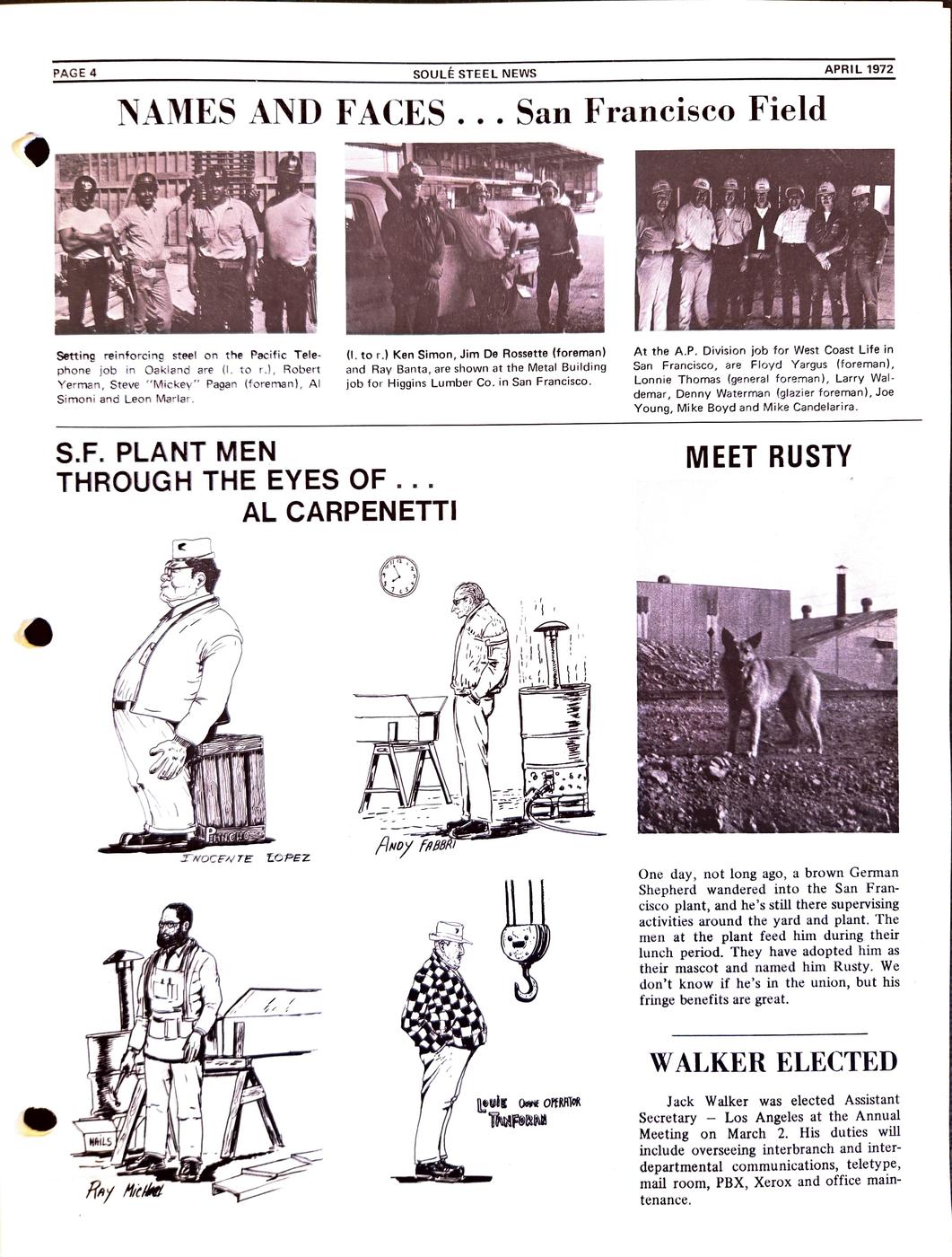 Spring 1972 newsletter, page 3