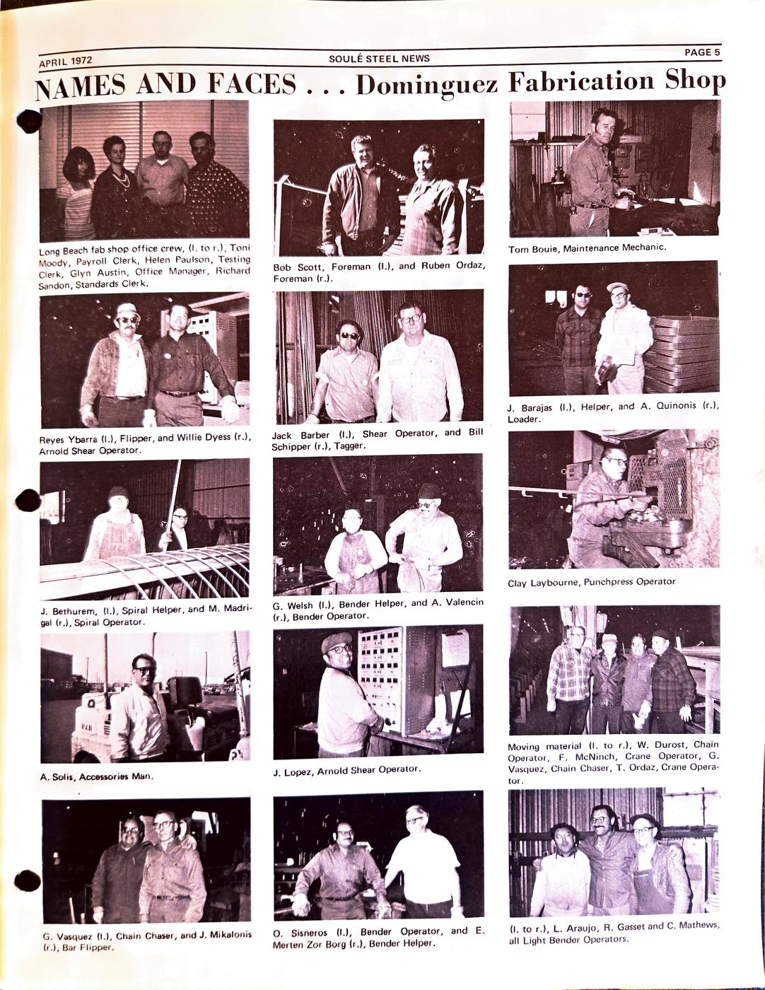 Spring 1972 newsletter, page 5