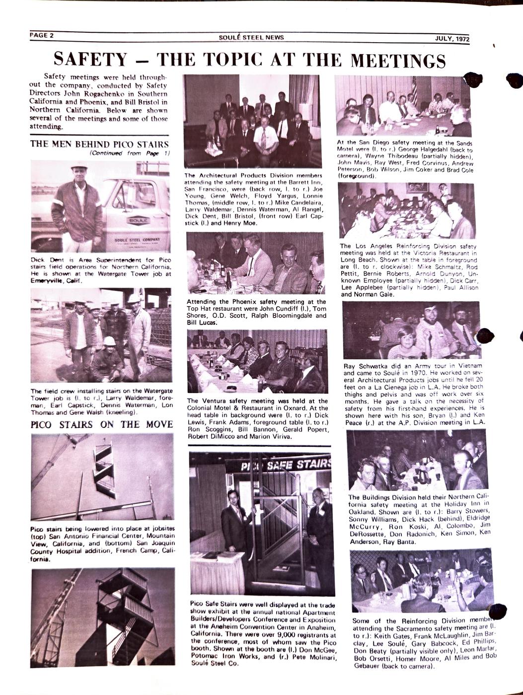 Summer 1972 newsletter, page 2
