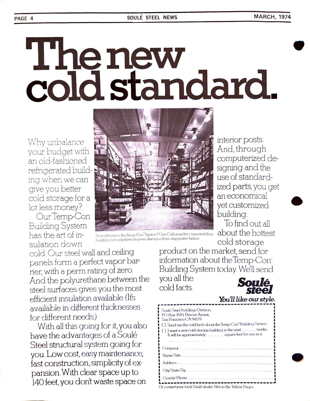 Spring 1974 newsletter, page 4