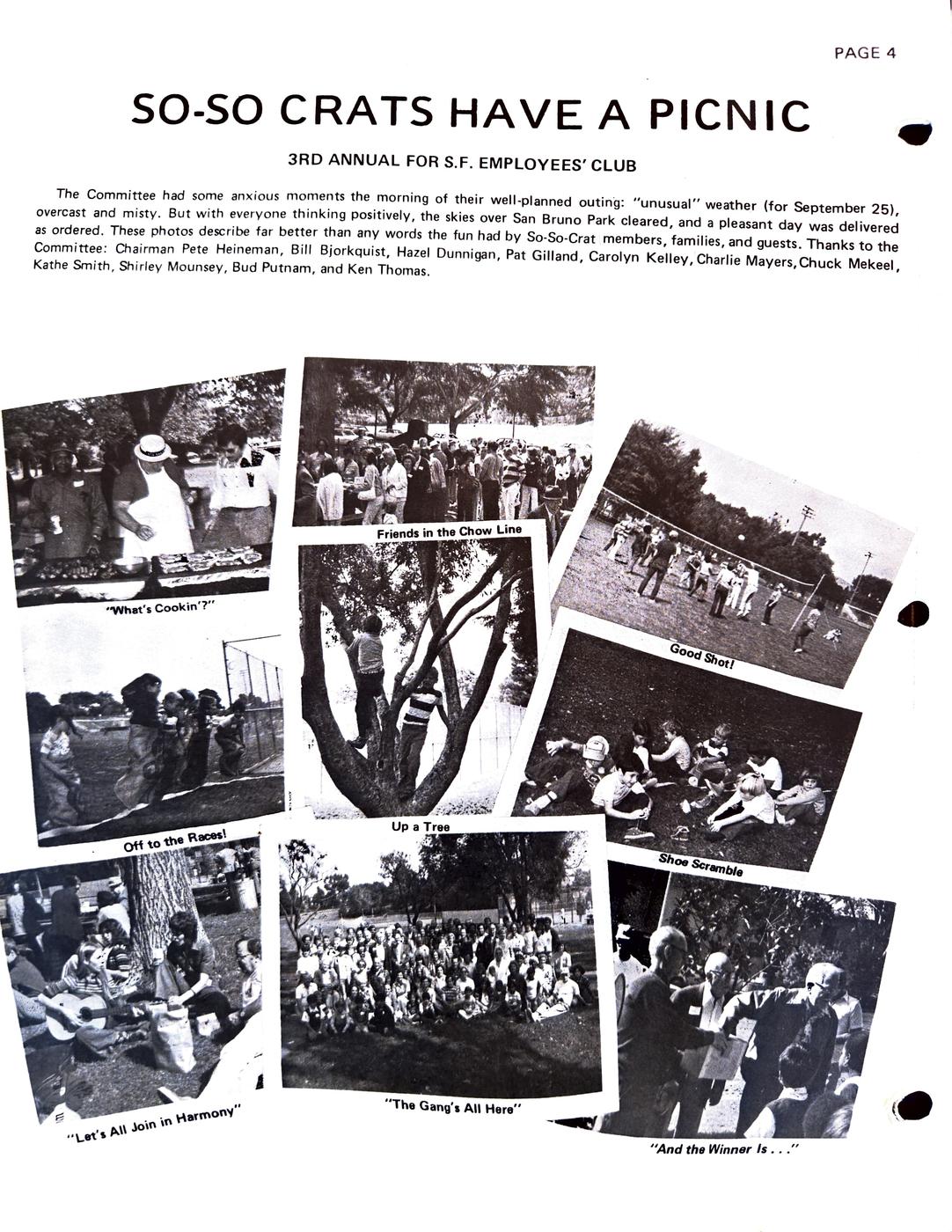 Fall / Winter 1976 newsletter, page 4