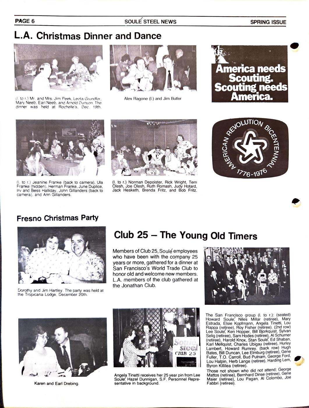 Spring 1976 newsletter, page 7