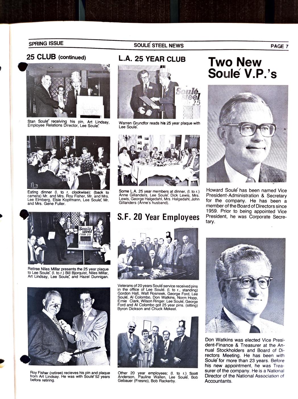 Spring 1976 newsletter, page 8