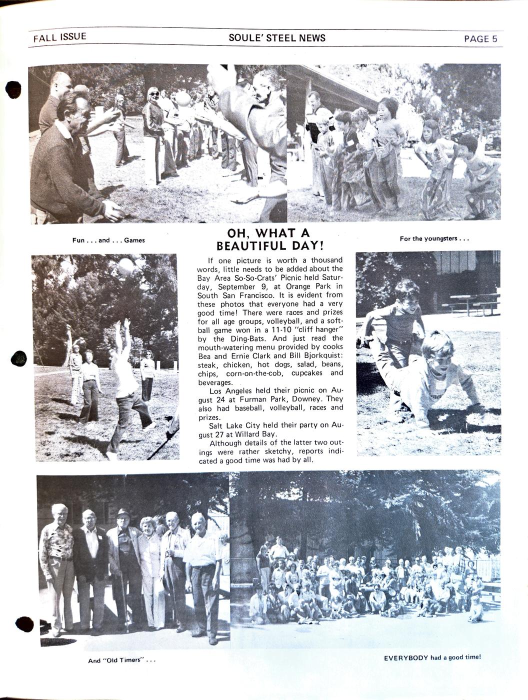 Fall 1977 newsletter, page 5