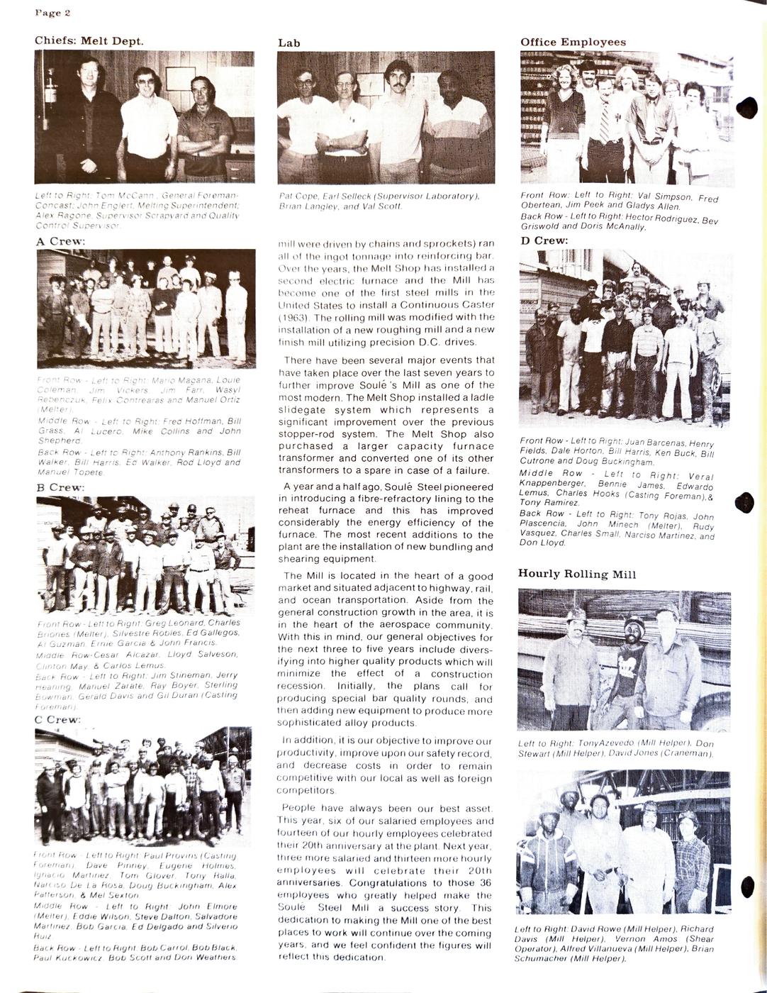 Fall / Winter 1979 newsletter, page 2