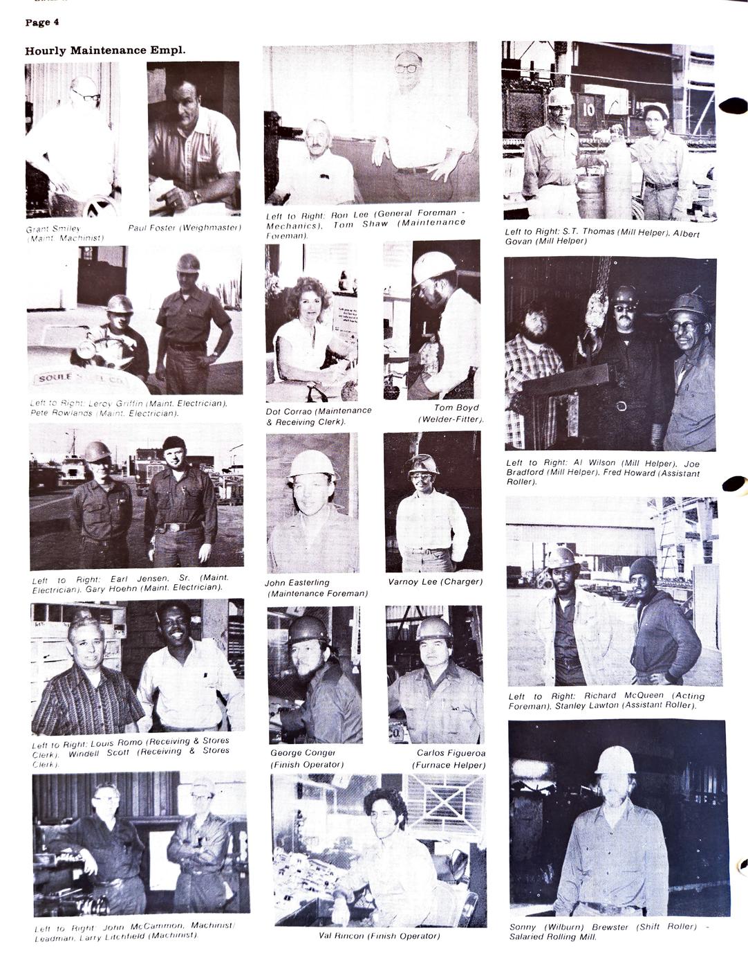 Fall / Winter 1979 newsletter, page 4