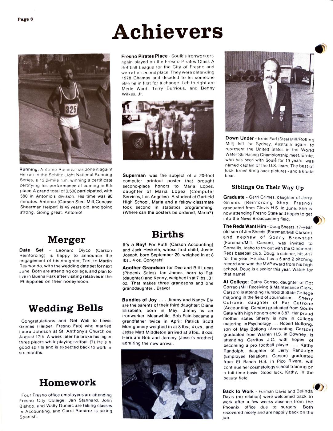 Fall / Winter 1979 newsletter, page 8