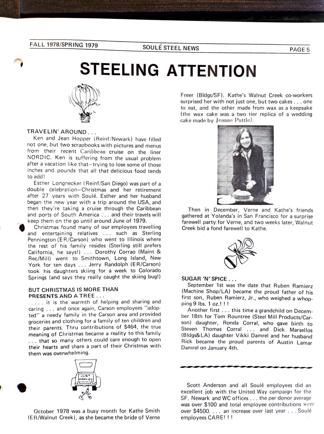 Spring 1979 newsletter, page 5