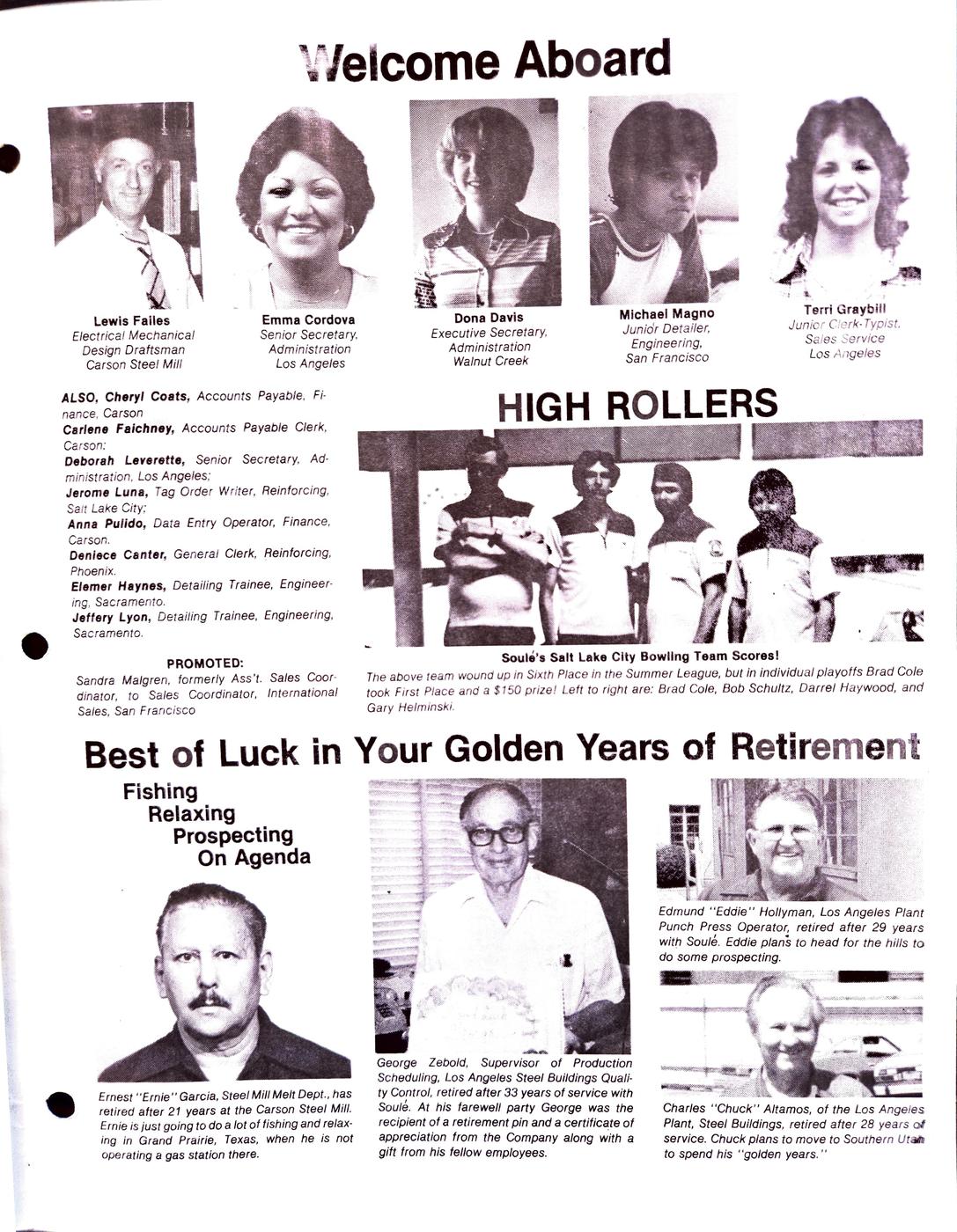 Fall 1980 newsletter, page 5