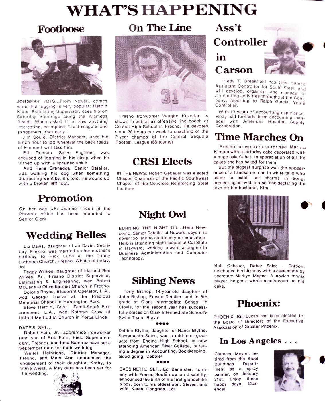 Spring 1980 newsletter, page 4