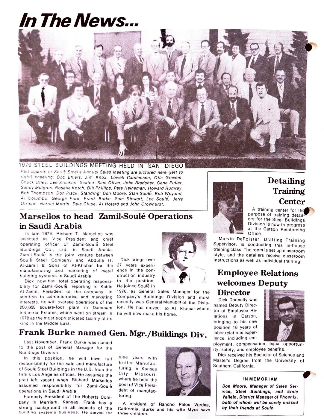 Spring 1980 newsletter, page 6