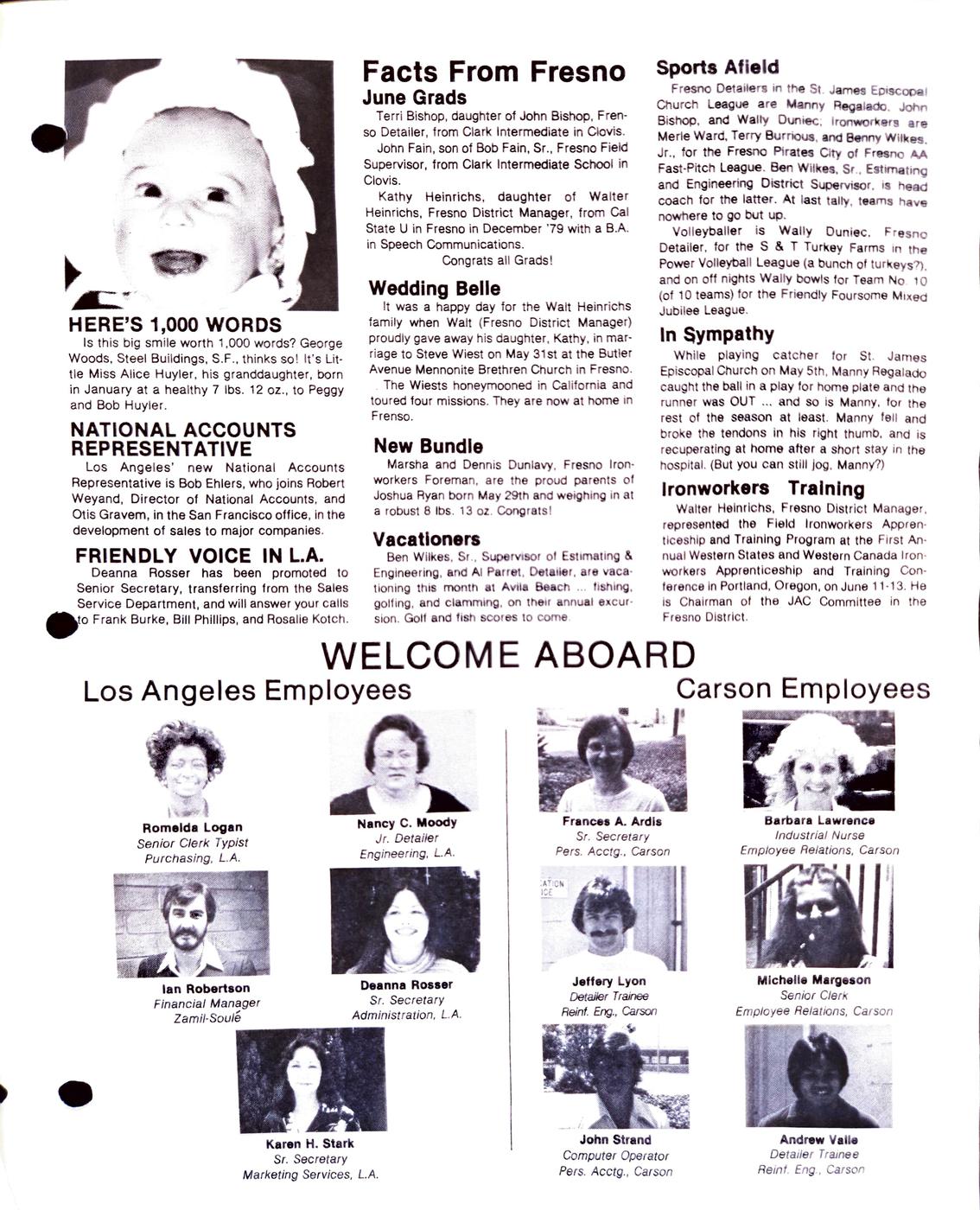 Summer 1980 newsletter, page 5