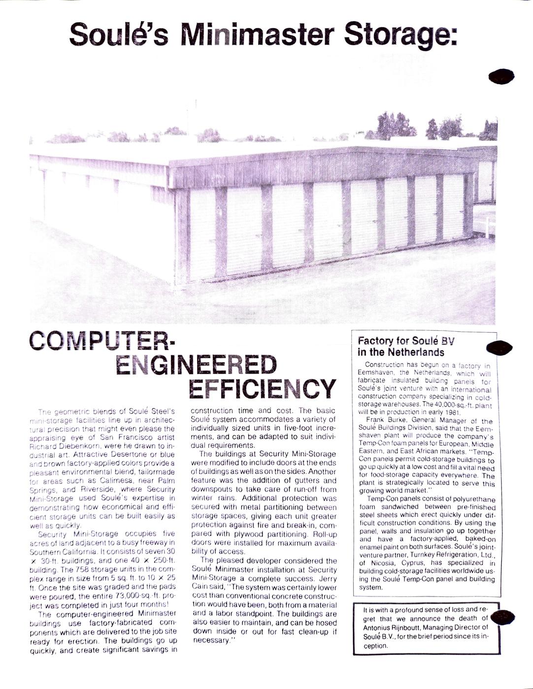 Winter 1980 newsletter, page 2