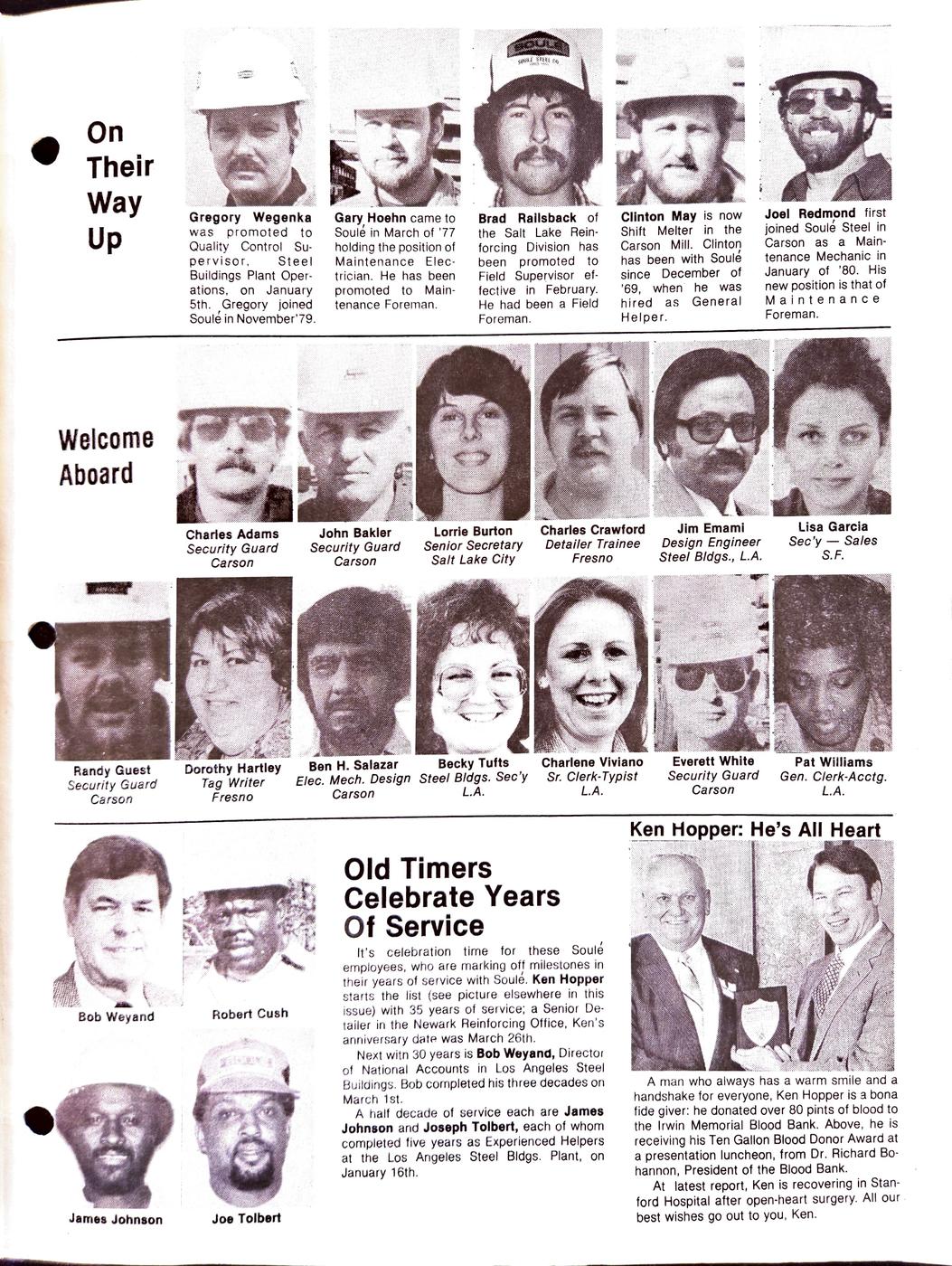Spring 1981 newsletter, page 5