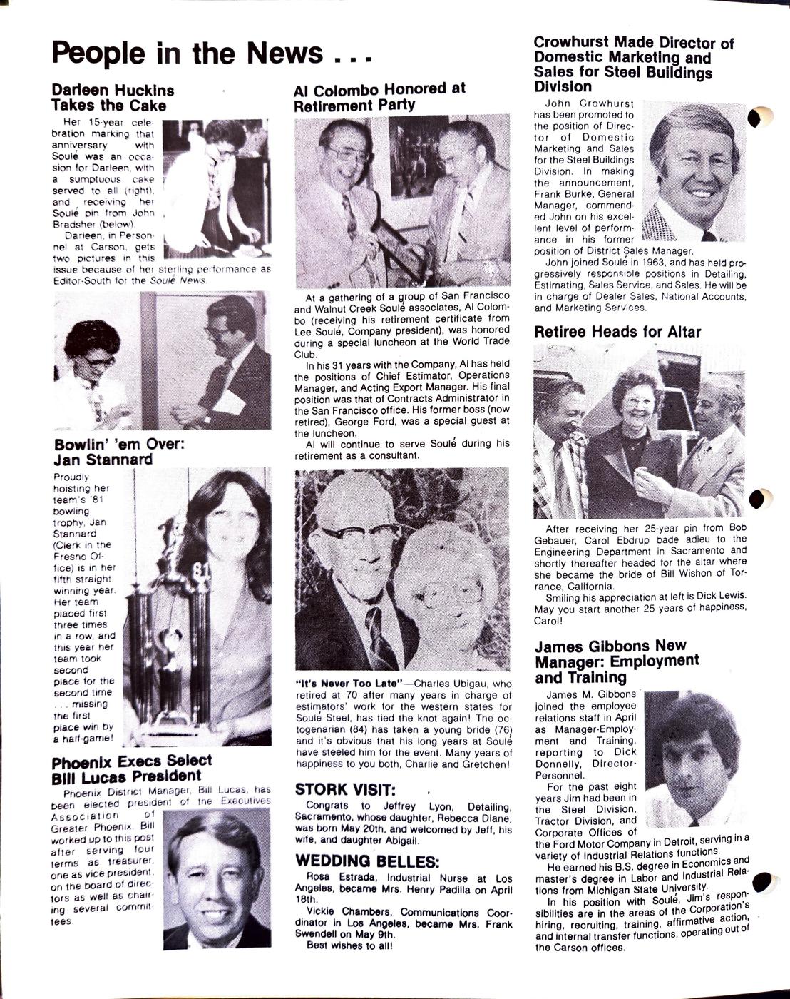 Summer 1981 newsletter, page 4