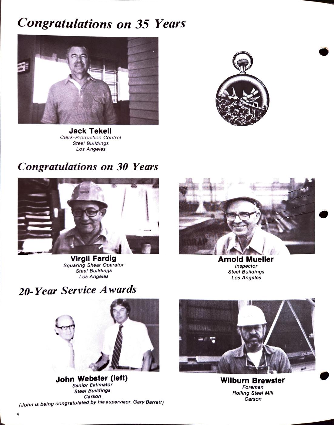 Fall 1982 newsletter, page 4