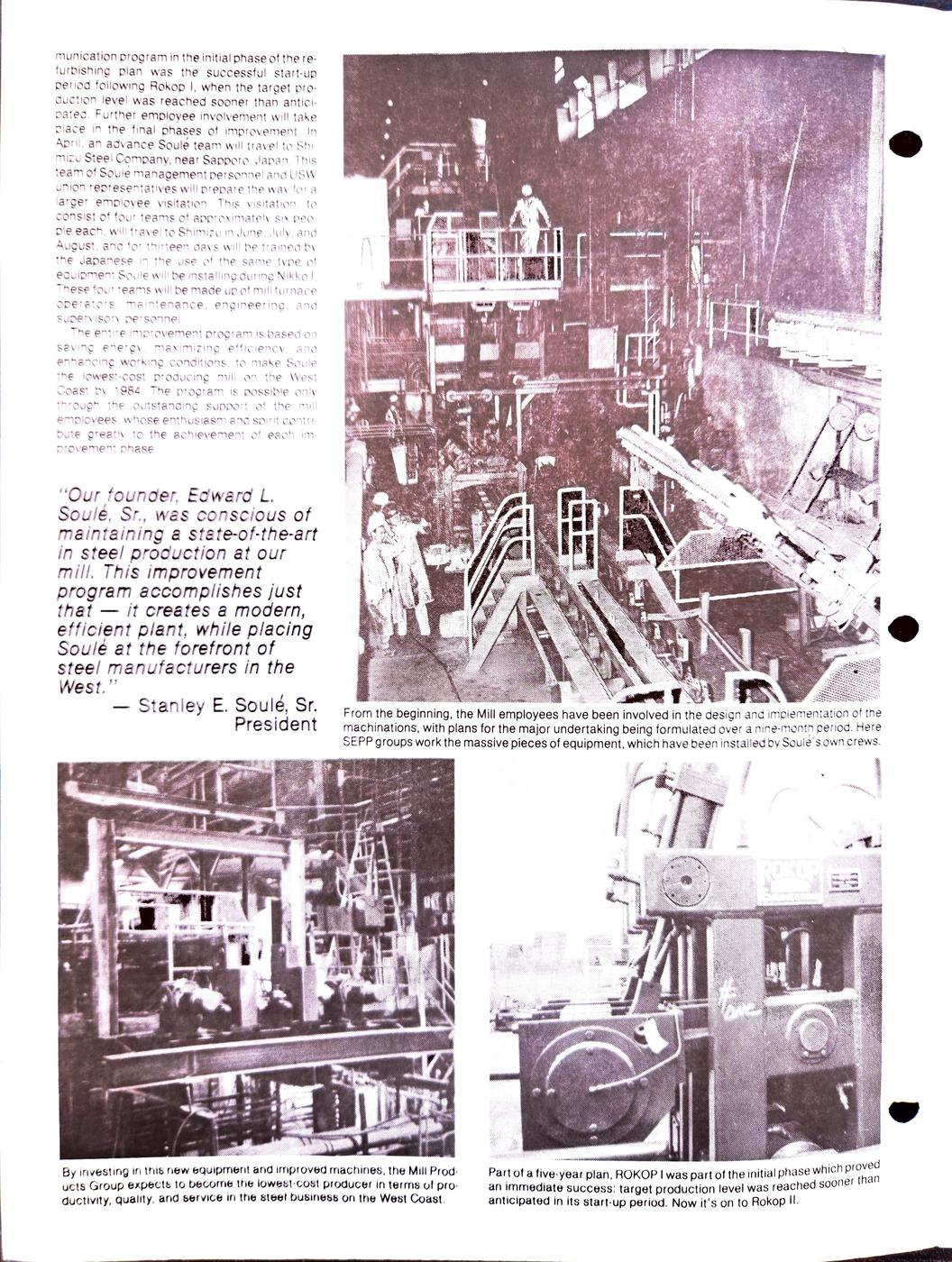Spring 1982 newsletter, page 2