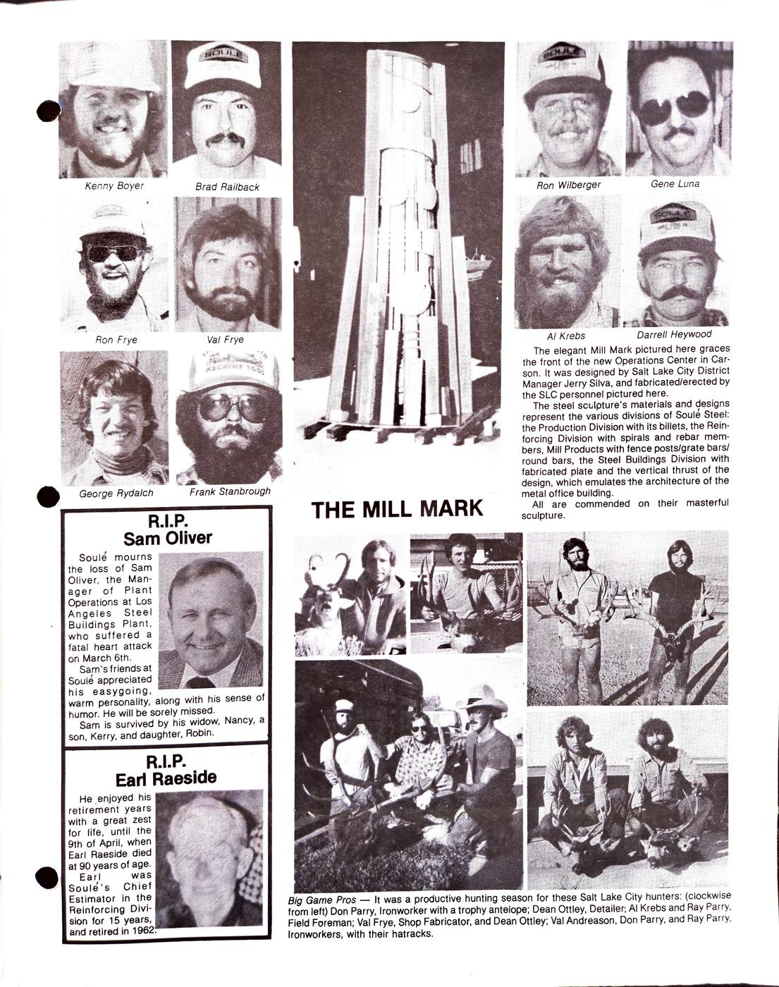 Spring 1982 newsletter, page 5