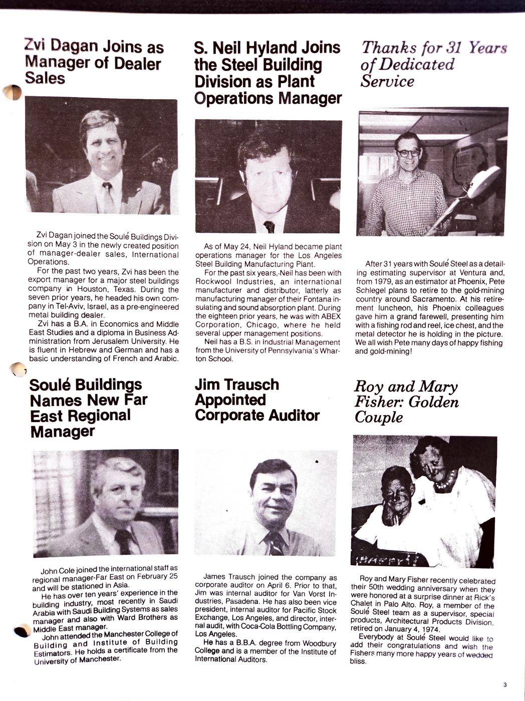 Summer 1982 newsletter, page 3