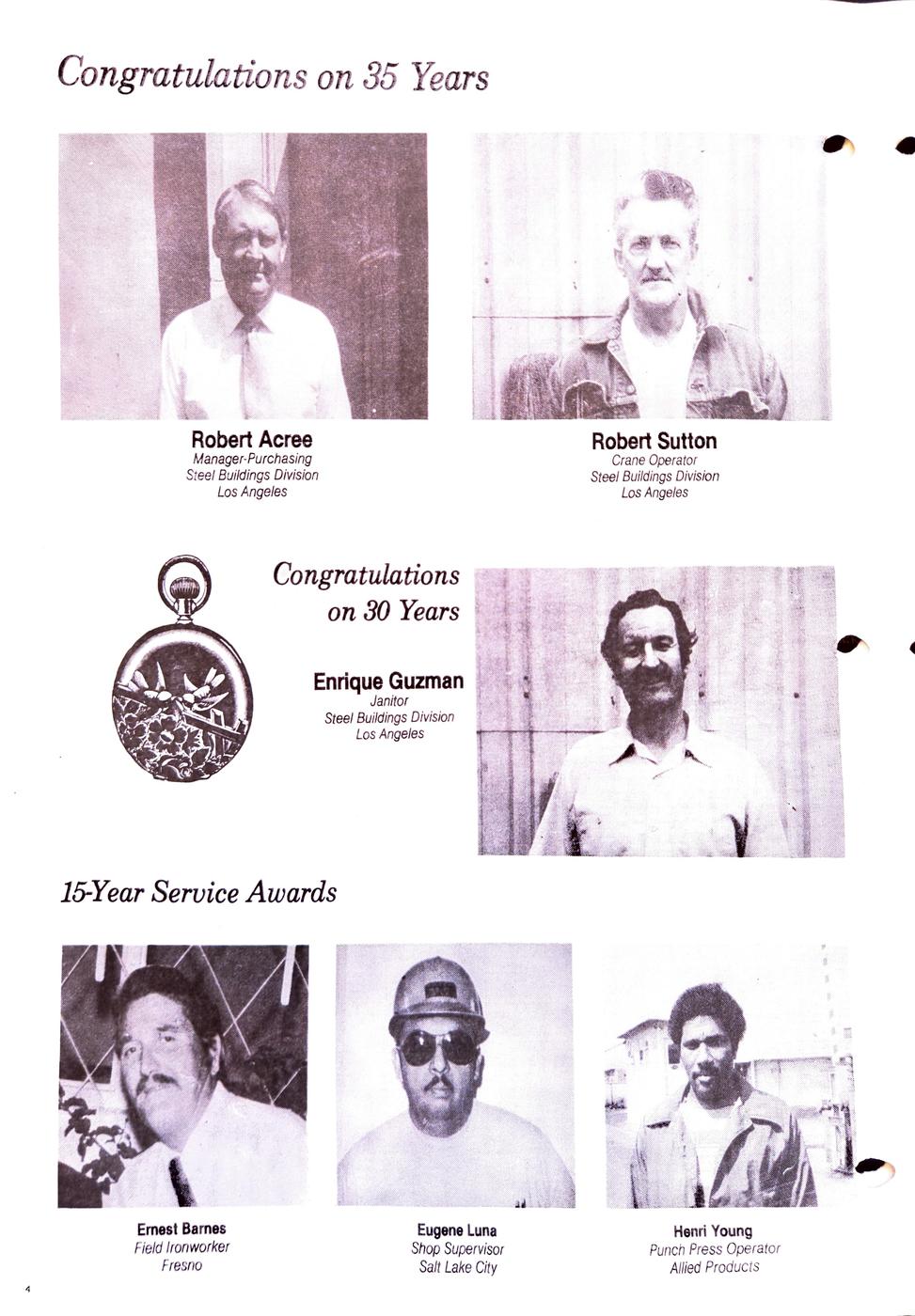 Summer 1982 newsletter, page 4