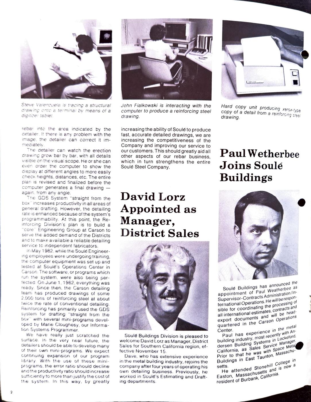 Winter 1982 newsletter, page 2