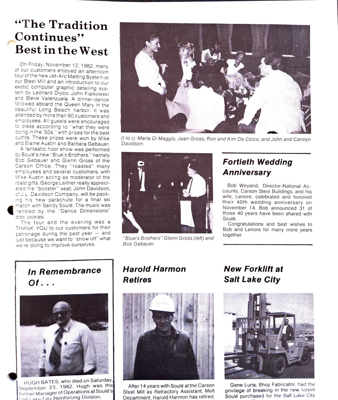 Winter 1982 newsletter, page 3