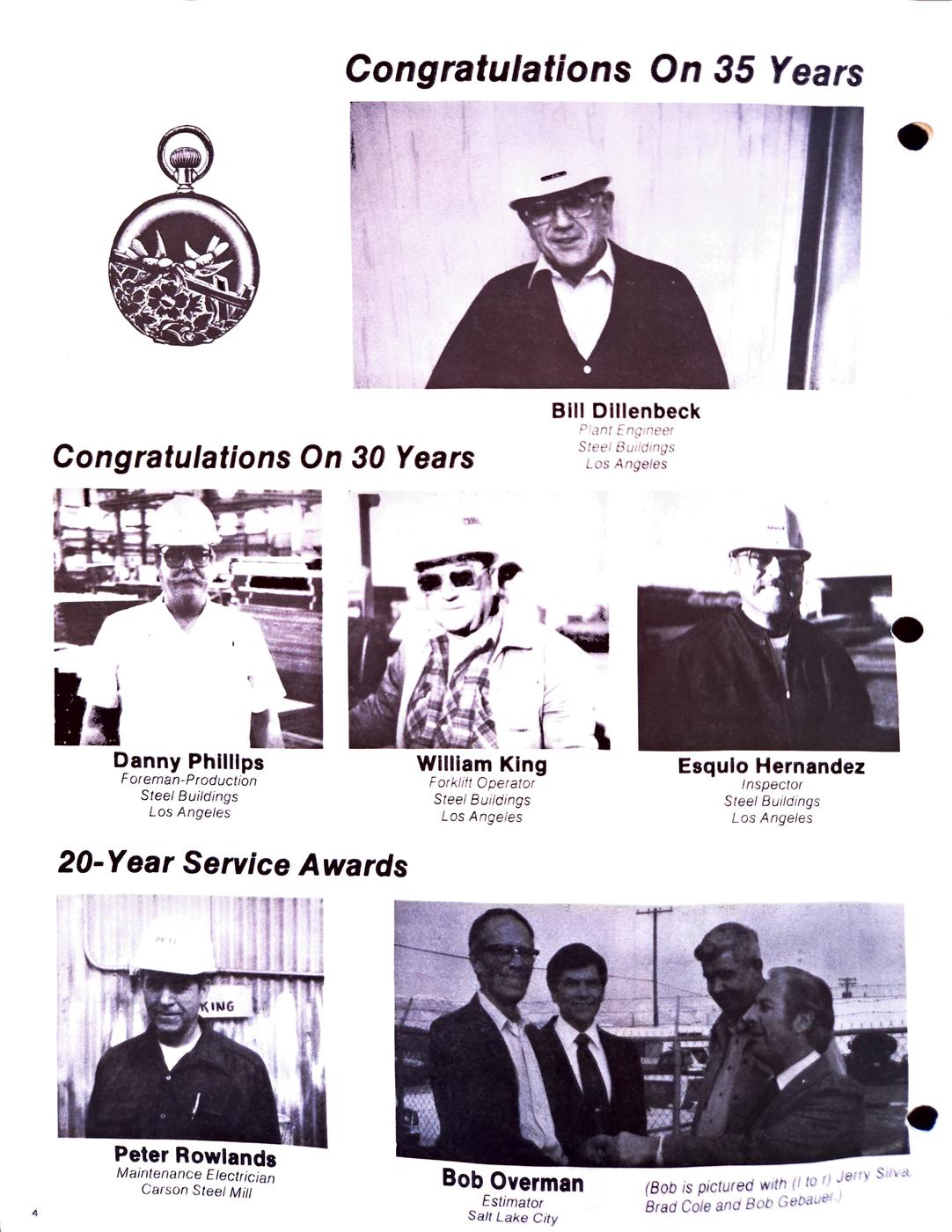 Winter 1982 newsletter, page 4