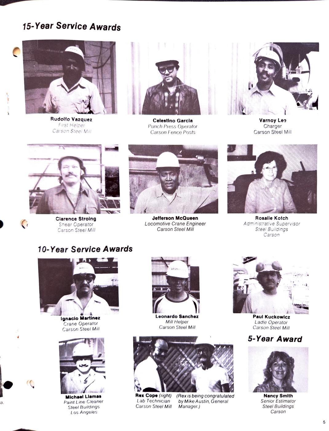 Winter 1982 newsletter, page 5