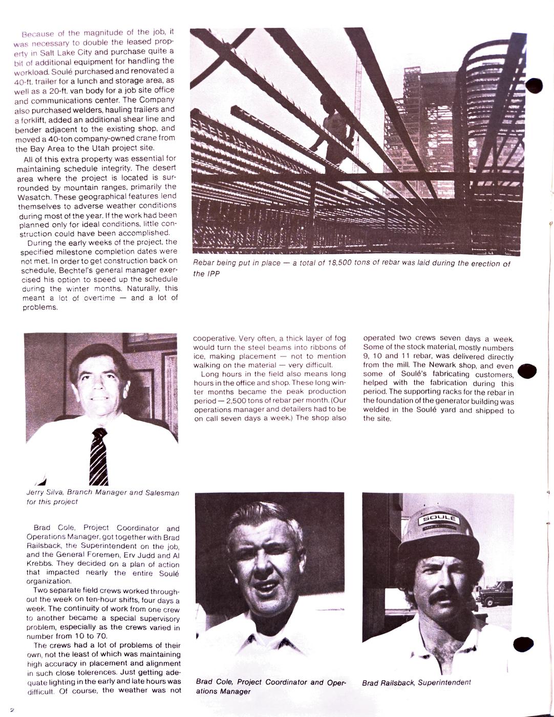 Fall / Winter 1983 newsletter, page 2