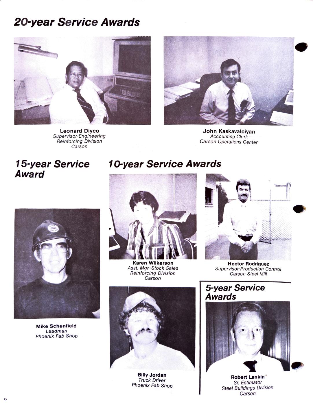 Fall / Winter 1983 newsletter, page 6