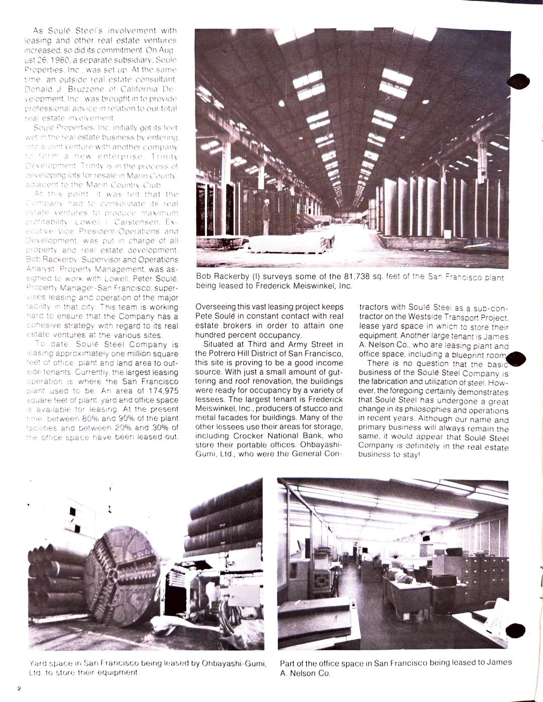 Spring 1983 newsletter, page 2
