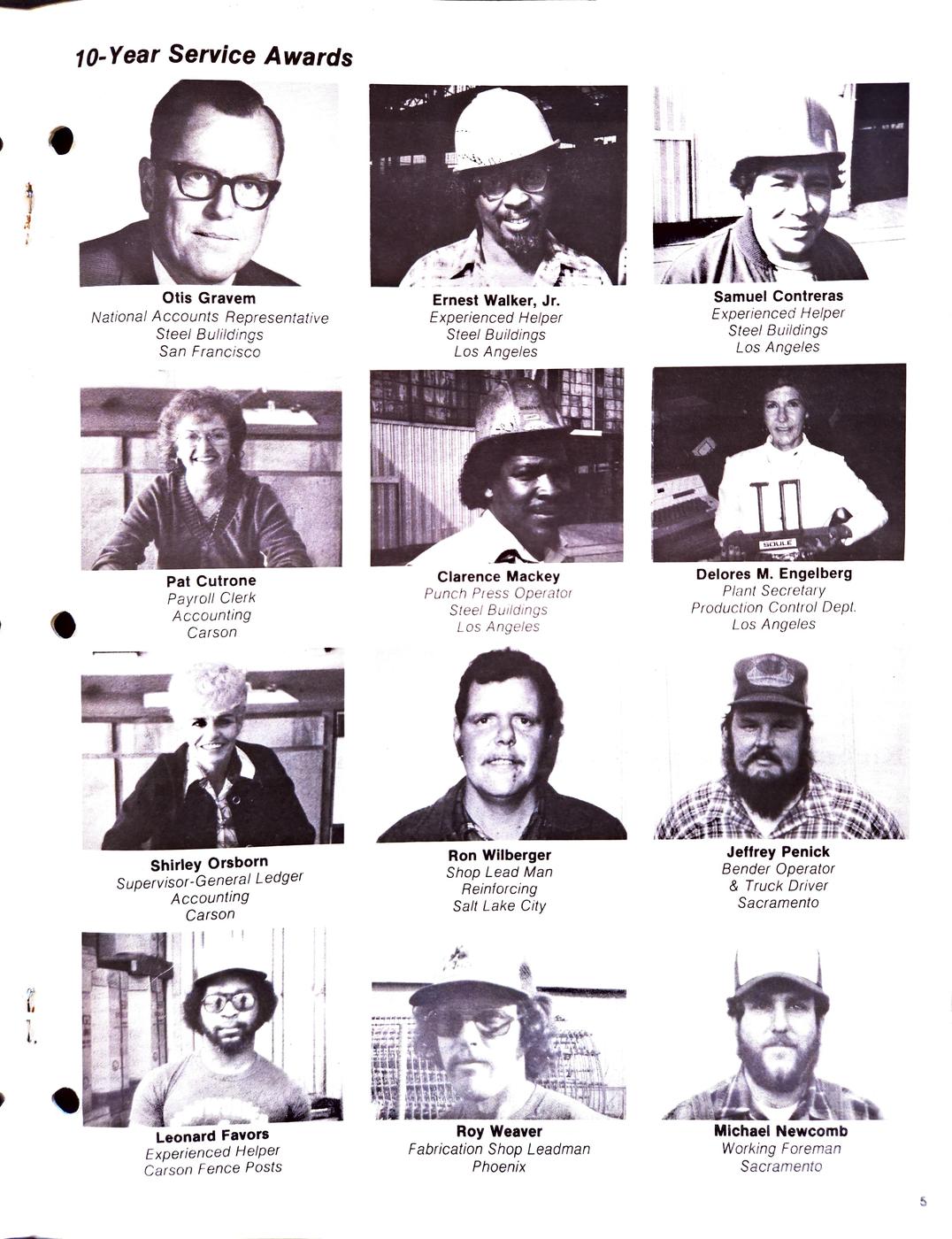 Spring 1983 newsletter, page 5