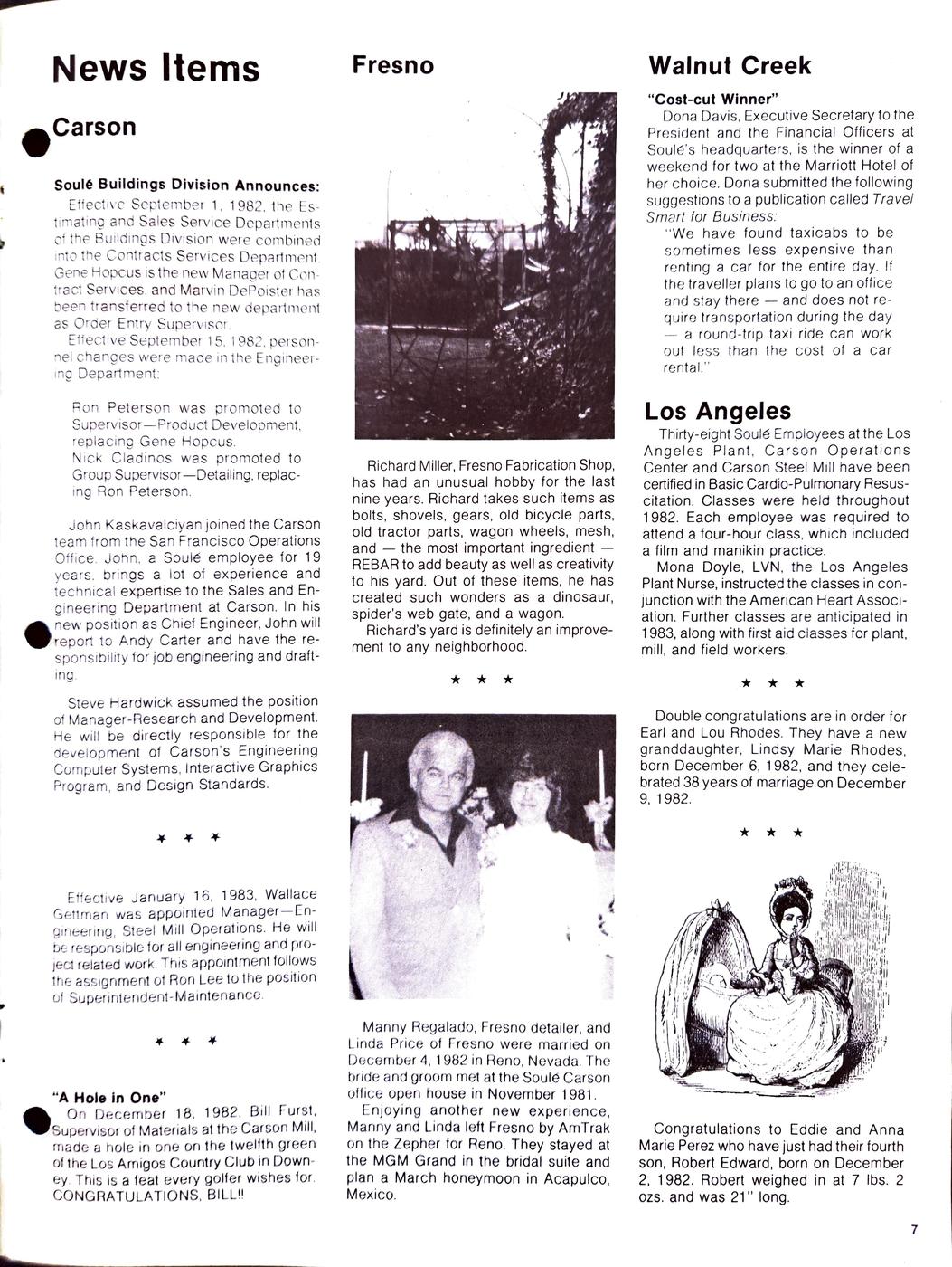 Spring 1983 newsletter, page 7