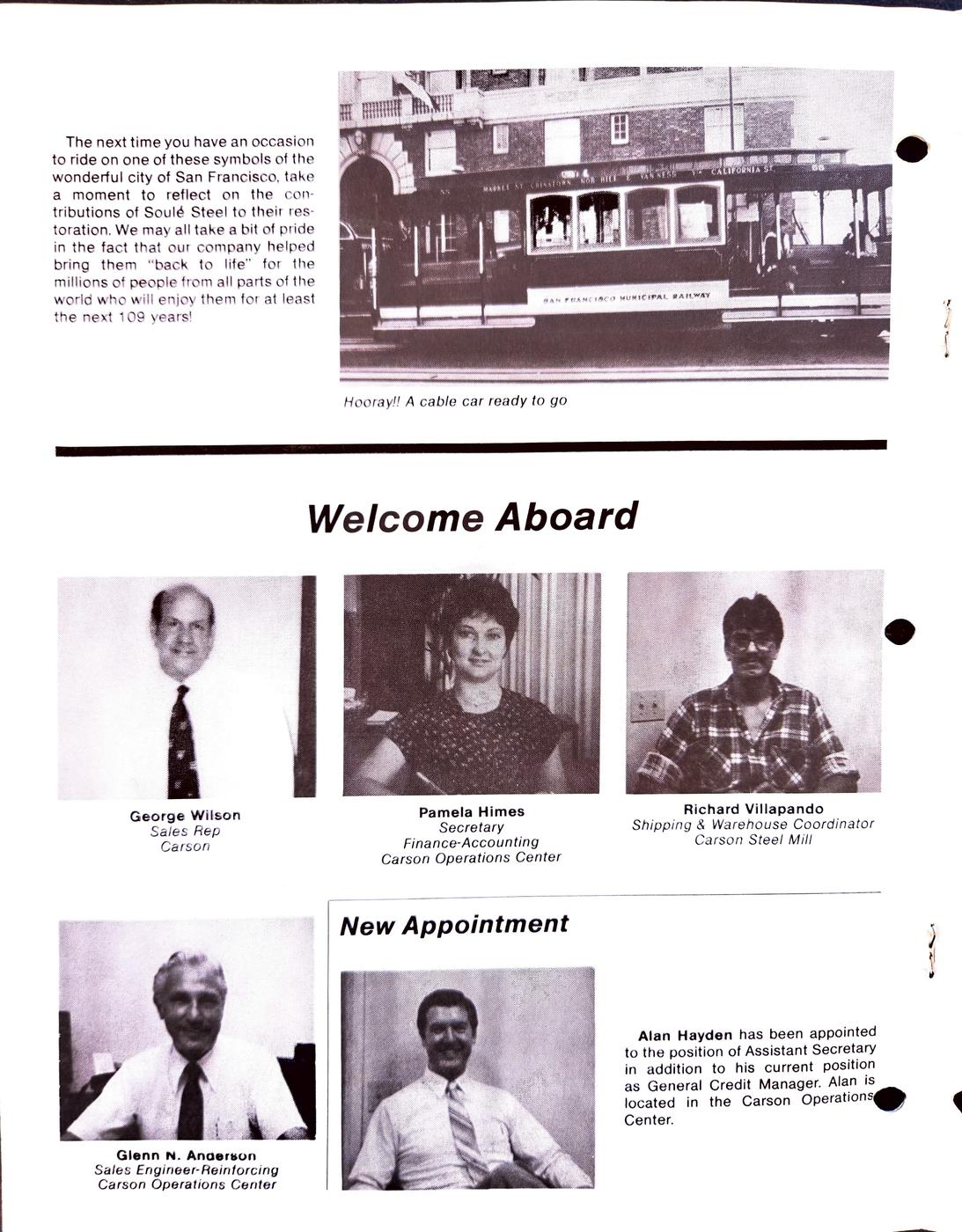 Fall 1984 newsletter, page 4