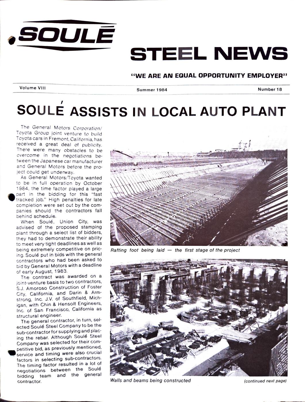 Spring 1984 newsletter, page 5