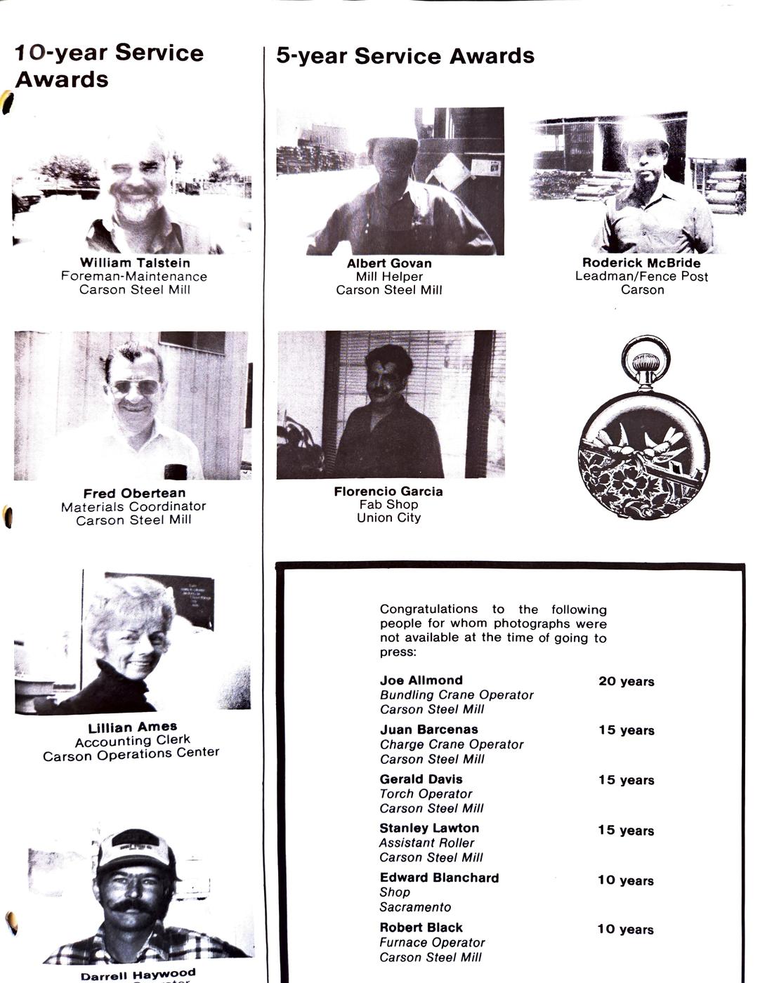 Spring 1984 newsletter, page 9