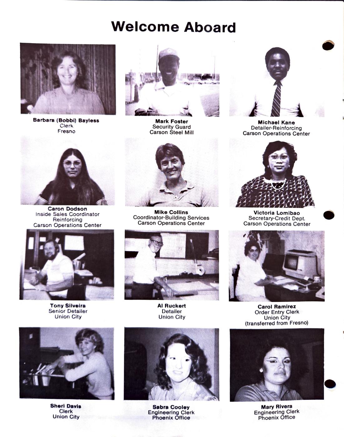 Spring 1984 newsletter, page 10