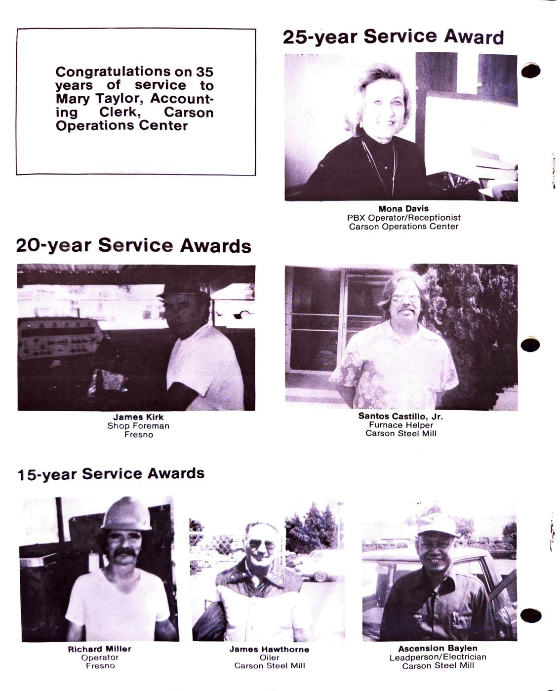 Summer 1984 newsletter, page 4