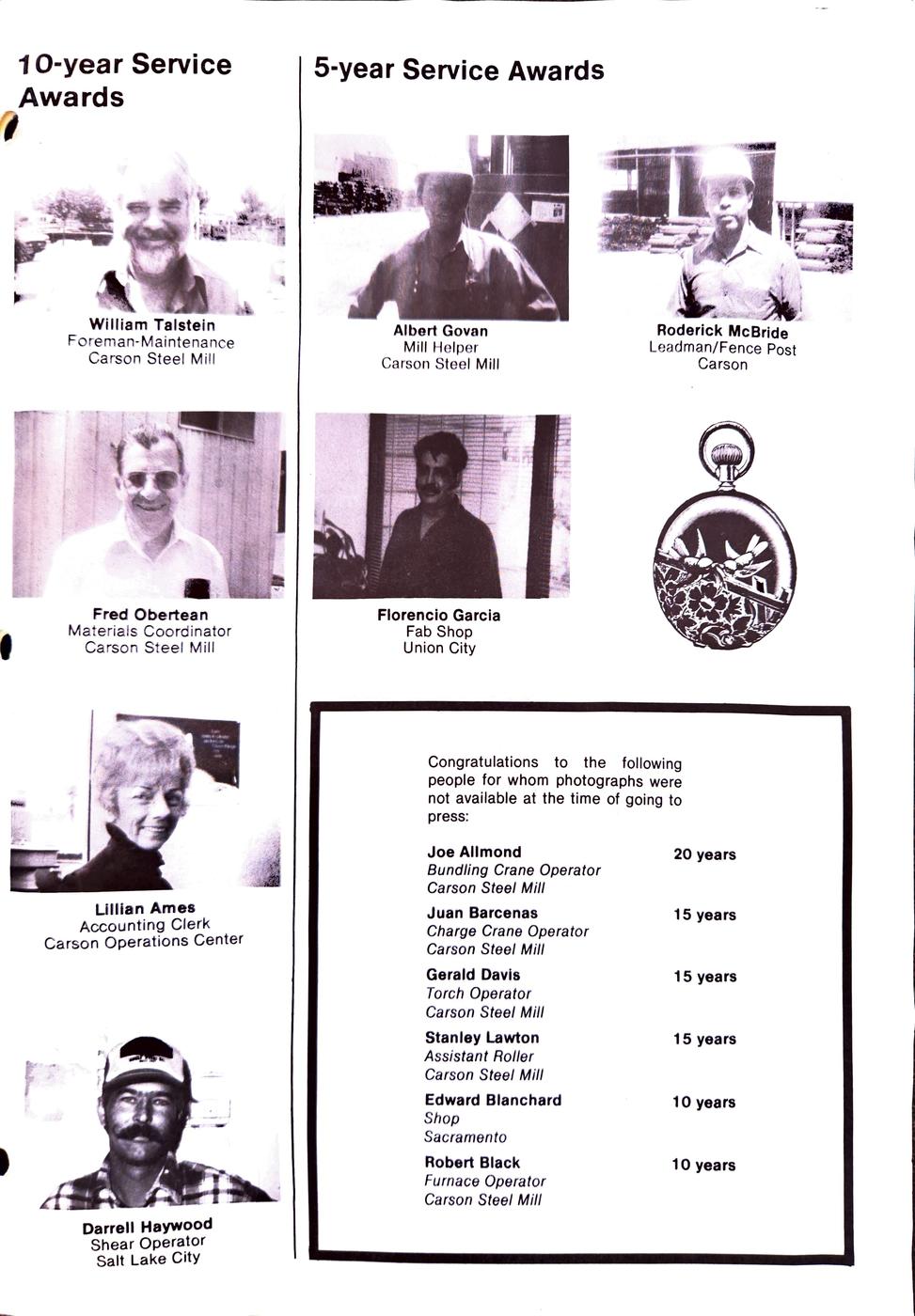 Summer 1984 newsletter, page 5