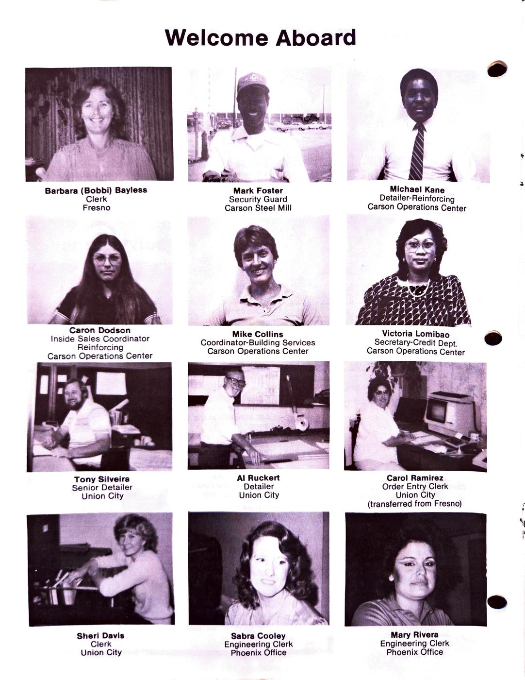 Summer 1984 newsletter, page 6